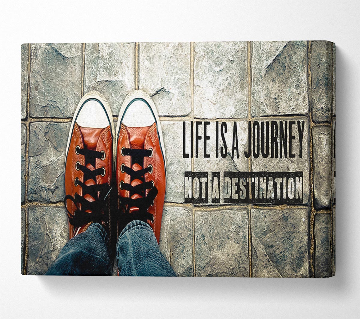 life is a journey not a destination Canvas Wall Art