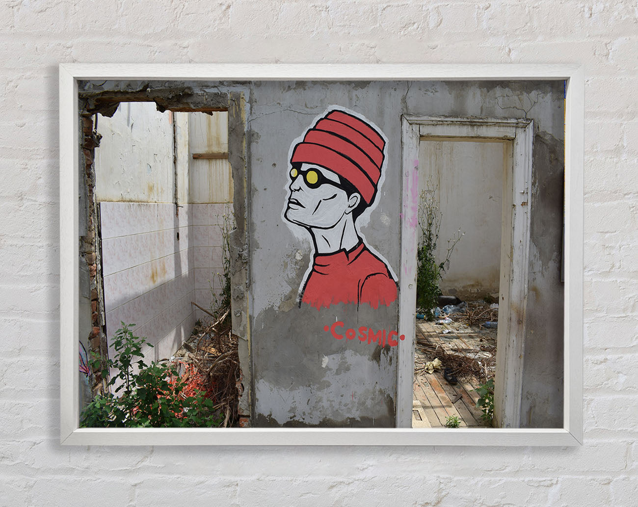 Cosmic ruins Framed Wall Art