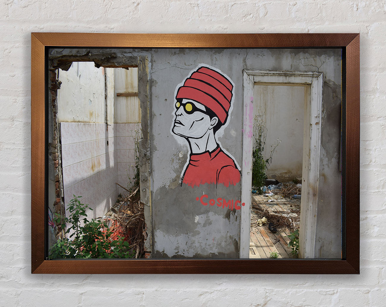 Cosmic ruins Framed Wall Art