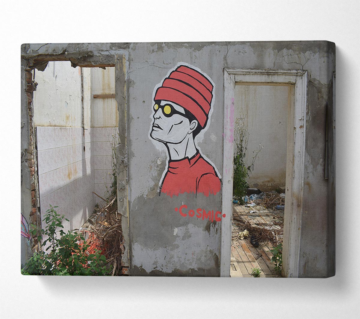 Cosmic ruins Canvas Wall Art