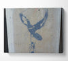 Dove taking off with spider Canvas Wall Art