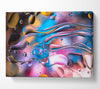 Colour through the water droplets Canvas Wall Art