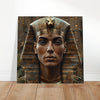 Retro Futurism Pharaoh Poster – Stylish Egyptian Wall Art | Bold Modern Decor