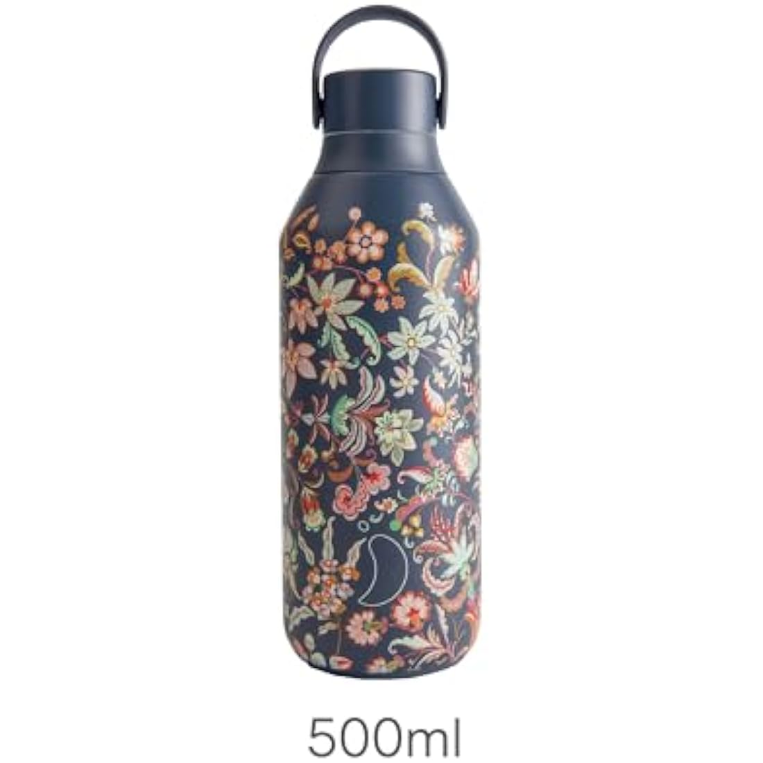 Chilly's Series 2 Water Bottle - Stainless Steel Thermal Bottles with Double Wall Vacuum, Soft Collar & Carry Loop - 24hrs Cold, 12hrs Hot - For Office, Home & Travel - Available in 350ml, 500ml & 1L
