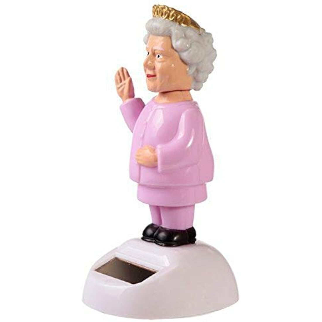 Puckator Queen and Corgi Set of 2 Solar Pals - Home Office Table Desk Dashboard Car Decor Decoration - Gift Ideas - Gifts For Teenage Old Boy Girl Dad Mums - Powered KIds Toys Toy Figure Figures