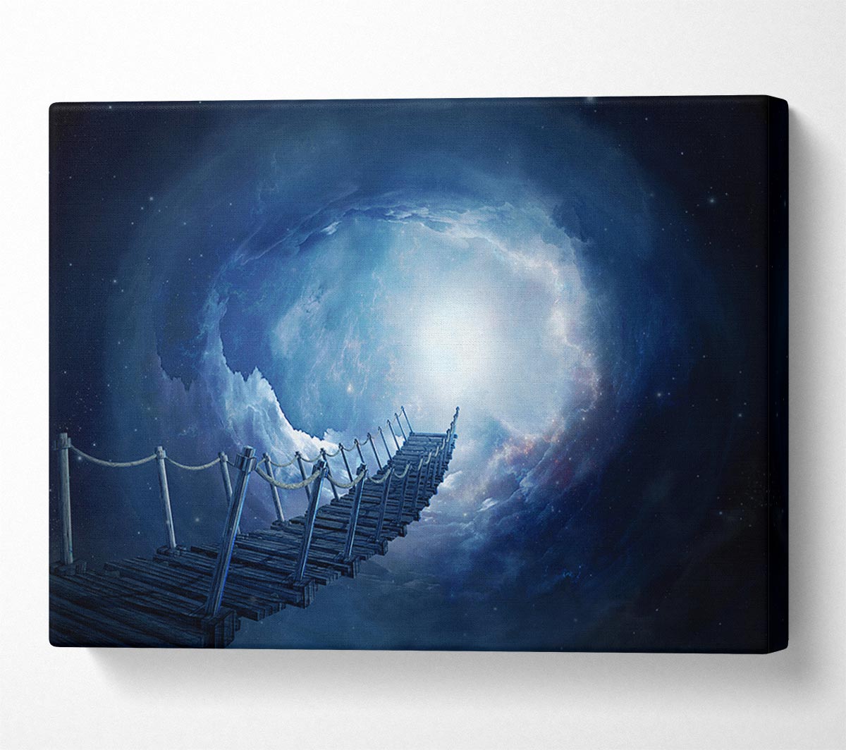 The Bridge Into The Skies Canvas Wall Art