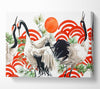 Japanese Stork Canvas Wall Art