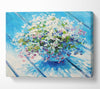 Dainty Flowers In A Vase Canvas Wall Art