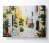 The Streets Of Paphos Canvas Wall Art