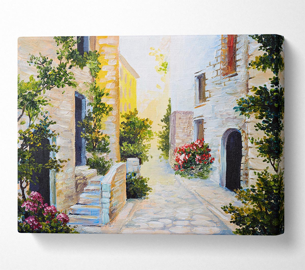 The Streets Of Paphos Canvas Wall Art
