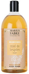 Refill Savon de Marseille liquid, "Herbier" Marius Fabre, 1000 ml - Heather honey (Miel de bruy?re)