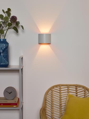 Lucide Wall Light, Aluminum, G9, 4 W, White