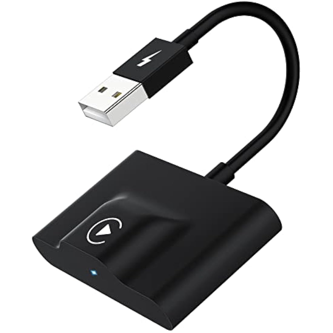 CarPlay Wireless Adapter for Factory Wired CarPlay 2024 Upgrade Plug & Play Wireless CarPlay Dongle Converts Wired to Wireless Fast and Easy Use Compatible with Cars from 2015 & iPhone iOS 10+