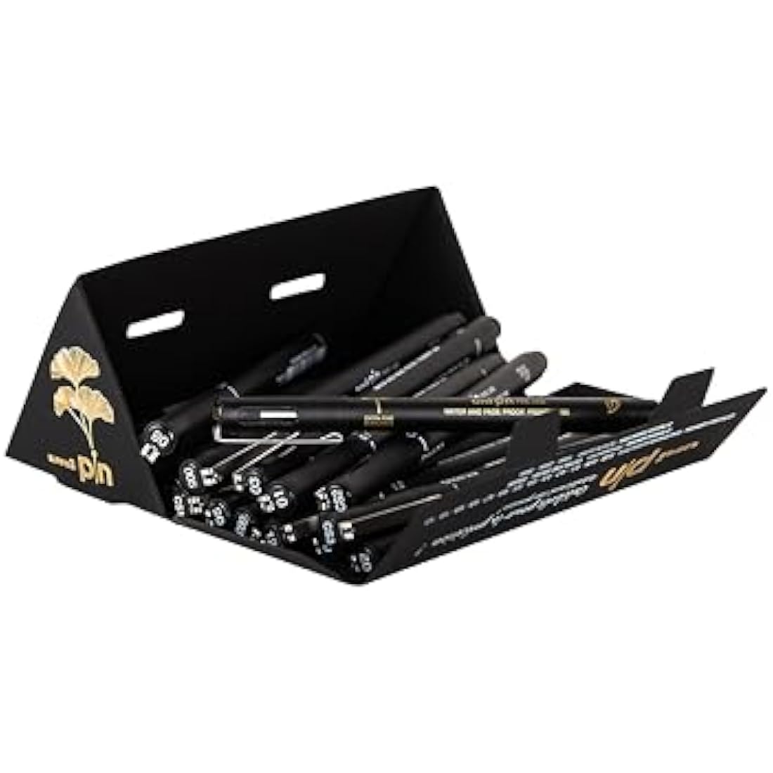 uni-ball PIN Black Felt Tip Pen Fineliners, Water and Fade-Resistant Ink, Ideal for Architects, Sketching, Scrapbooking, Outlining, Journaling, Art, Technical Drawing, Archival Quality, 18pc Gift Set