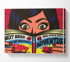 Comic Book Read Canvas Wall Art