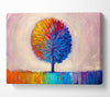 Lone Tree Rainbow Canvas Wall Art