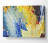 Hard Strokes Of Colour Canvas Wall Art