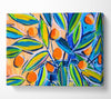 Bright Oranges On Tree Canvas Wall Art
