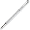 Caran d'Ache Chevron Fountain Pen - Rhodium M steel