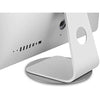 360° Rotation Monitor Swivel Base, Silver Aluminum Alloy Computer Screen Monitor Turntable Stand, Rotating Swivel Base for Disply Rotating Mount
