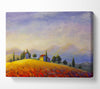 Farm On The Countryside Hill Canvas Wall Art