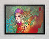 Clouds Of Colour Woman Framed Wall Art