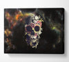 Flower Skull Canvas Wall Art