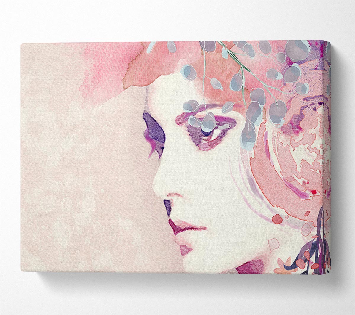 The Face Of Lilac Canvas Wall Art