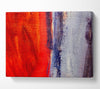 Red To Grey Canvas Wall Art