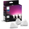 Philips Hue GU10 – Smart Spotlight – (3-Pack) White and Colour Ambiance