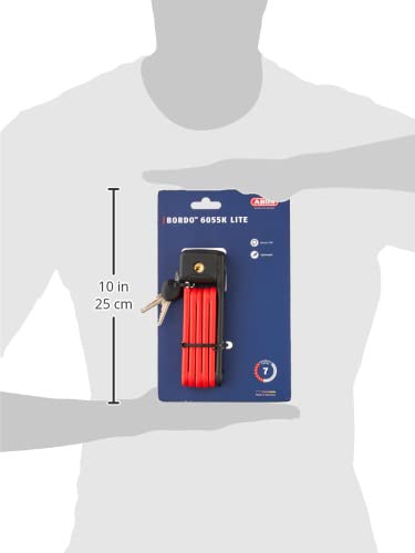 ABUS Bordo Lite Mini 6055/60 folding lock - Extra-light bike lock made of special steel - security level 7