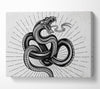 Tattoo Snake Canvas Wall Art