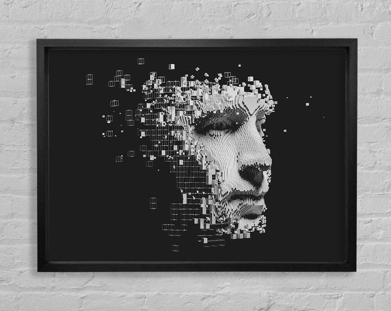 Break Away Face Framed Wall Art