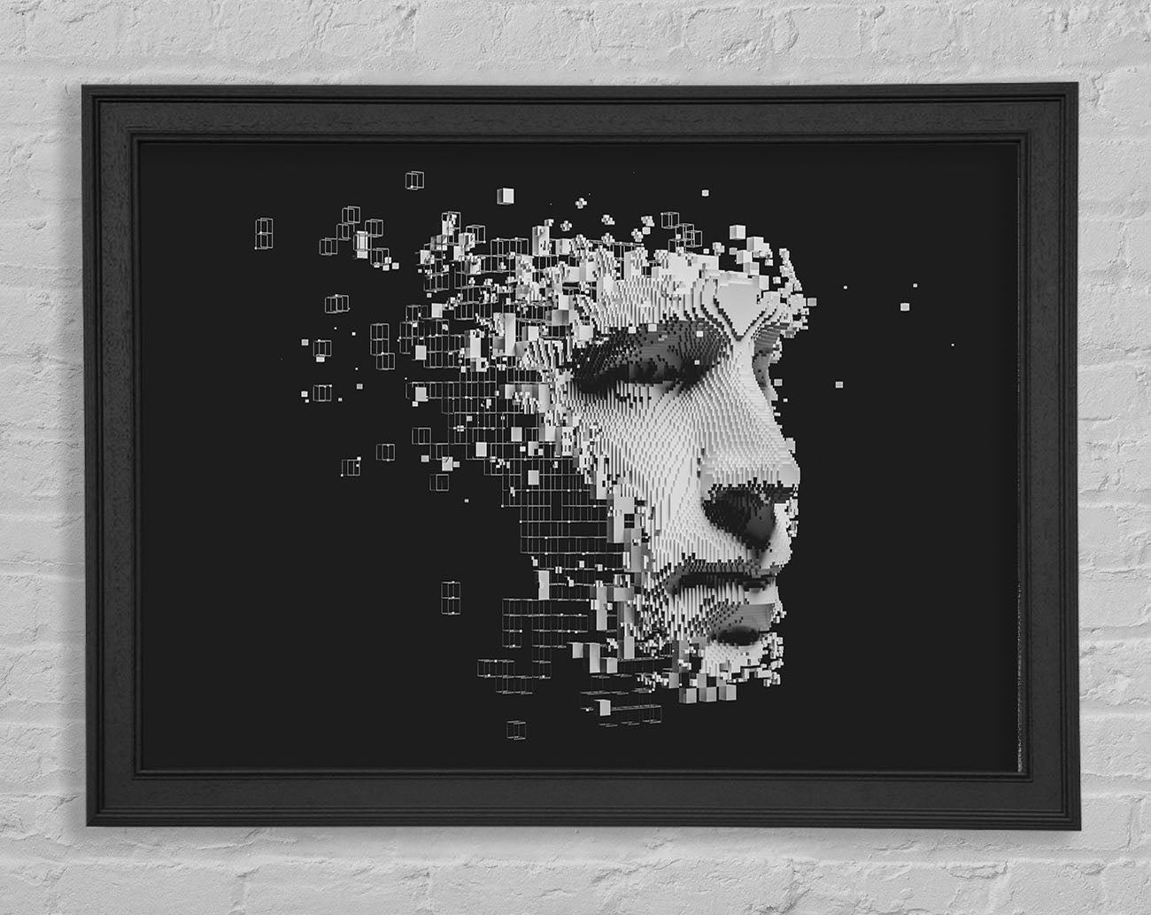 Break Away Face Framed Wall Art