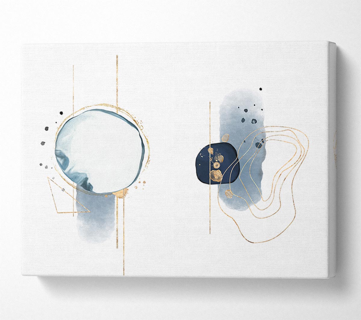 Modern Watercolour Shape Canvas Wall Art