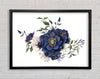 Blue Flower Beauty Framed Wall Art