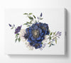 Blue Flower Beauty Canvas Wall Art