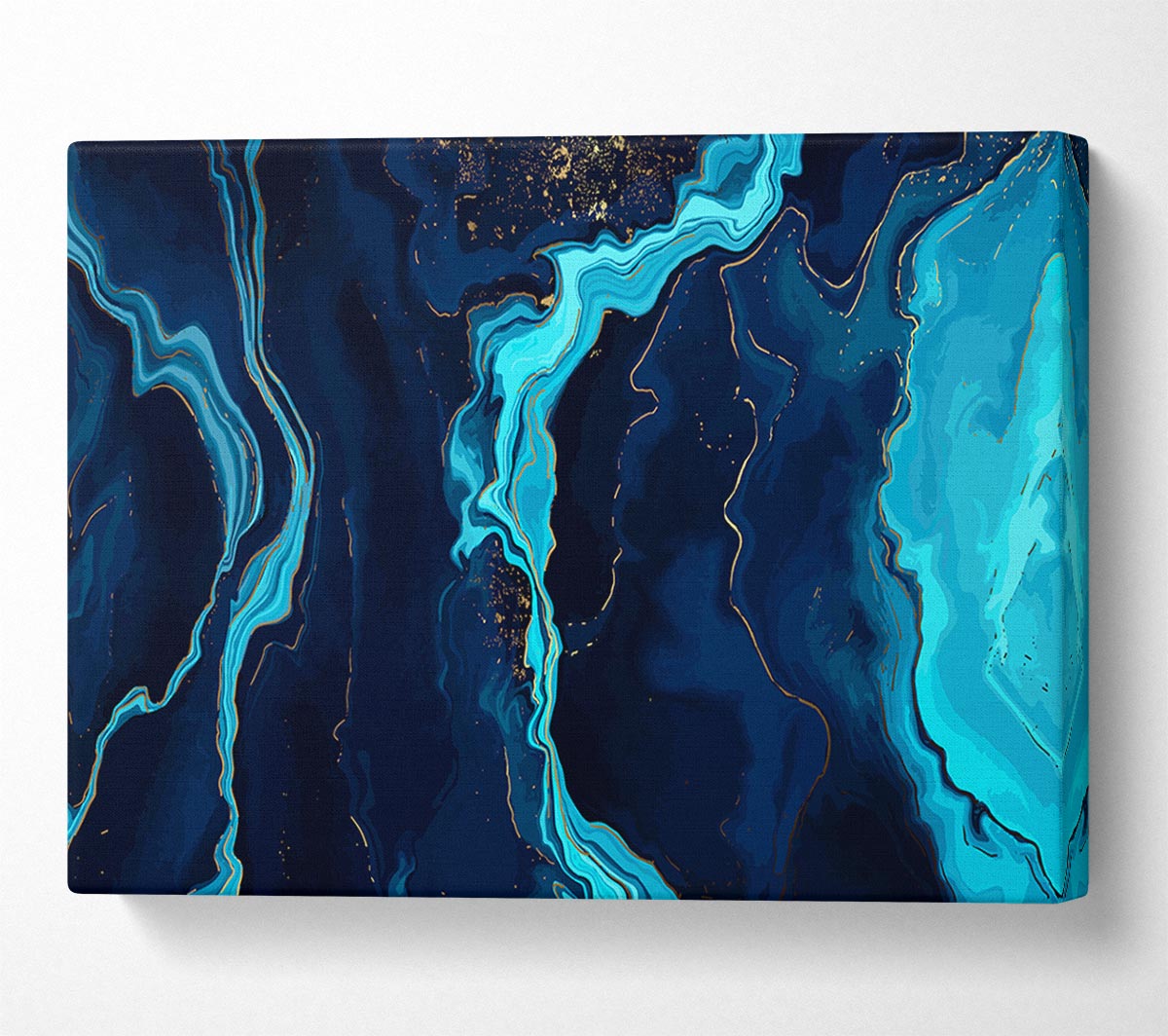 Natural Blues Of Stone Canvas Wall Art