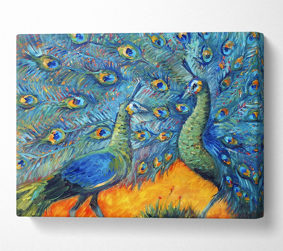 The Supreme Peacock Canvas Wall Art