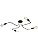 OYIPRO Ceiling Light Fitting, 4-Light Chandelier Lamp, Living Room Lighting Fixture, E27 Base Black for Dining Room Kitchen Bedroom