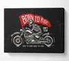 Born To Ride Canvas Wall Art