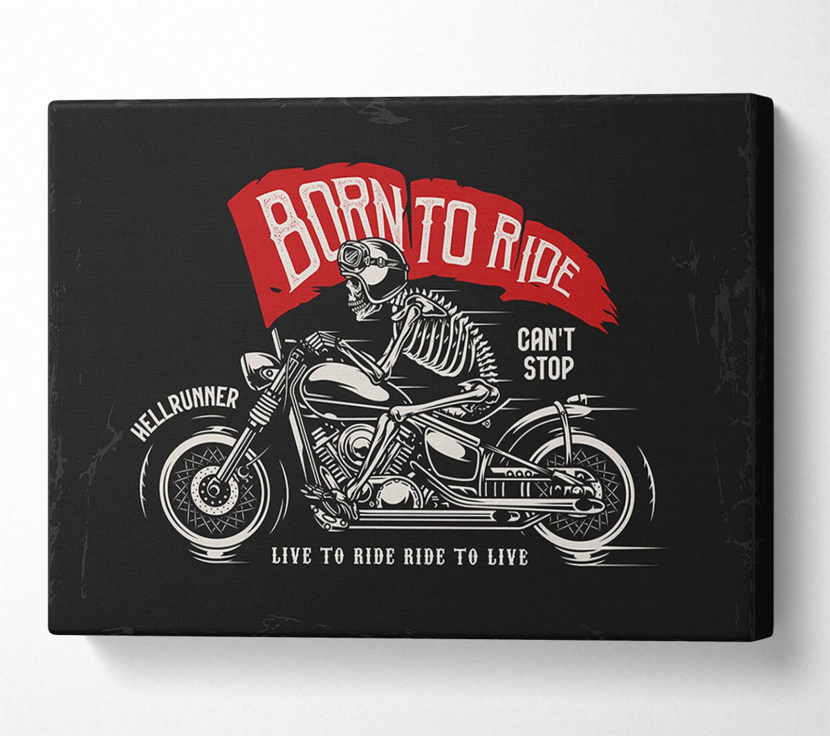 Born To Ride Canvas Wall Art