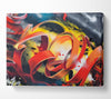 Slices Of Lines Canvas Wall Art