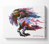The Raging Horse Canvas Wall Art