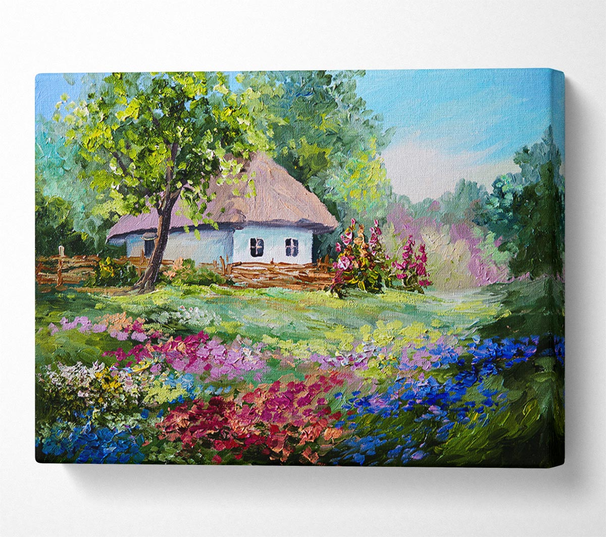 The Cottage Woodland Canvas Wall Art
