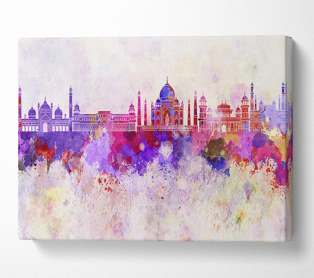 Color Explosion Dubai Canvas Wall Art