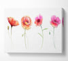 Four Pretty Flowers Canvas Wall Art