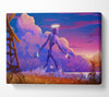 The Robot Halo Canvas Wall Art