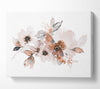Blush Peach Flowers Canvas Wall Art