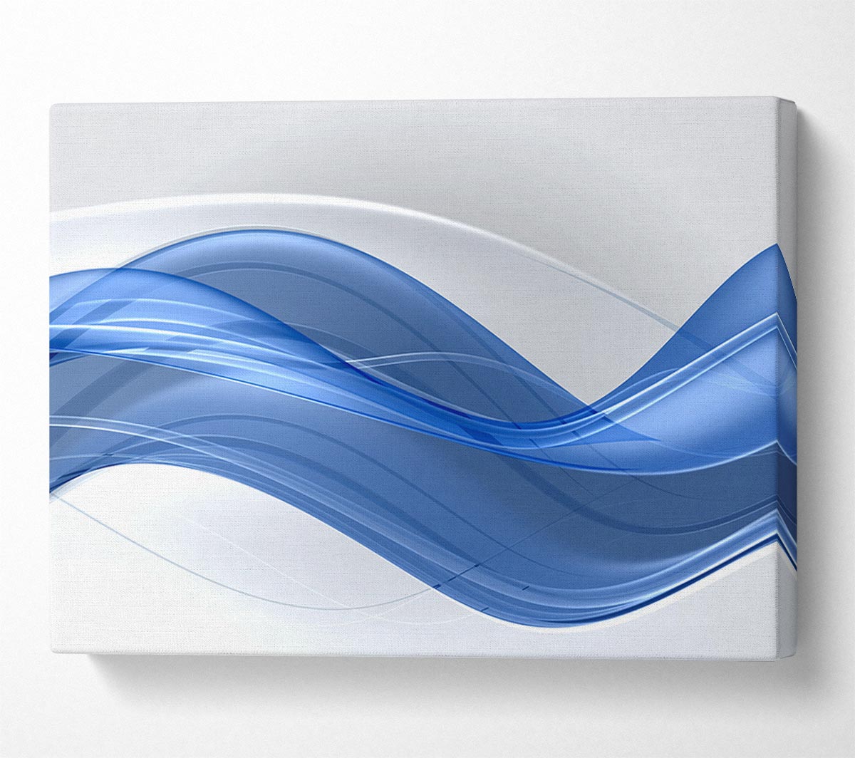 The Flow Of Blue Serenity Canvas Wall Art